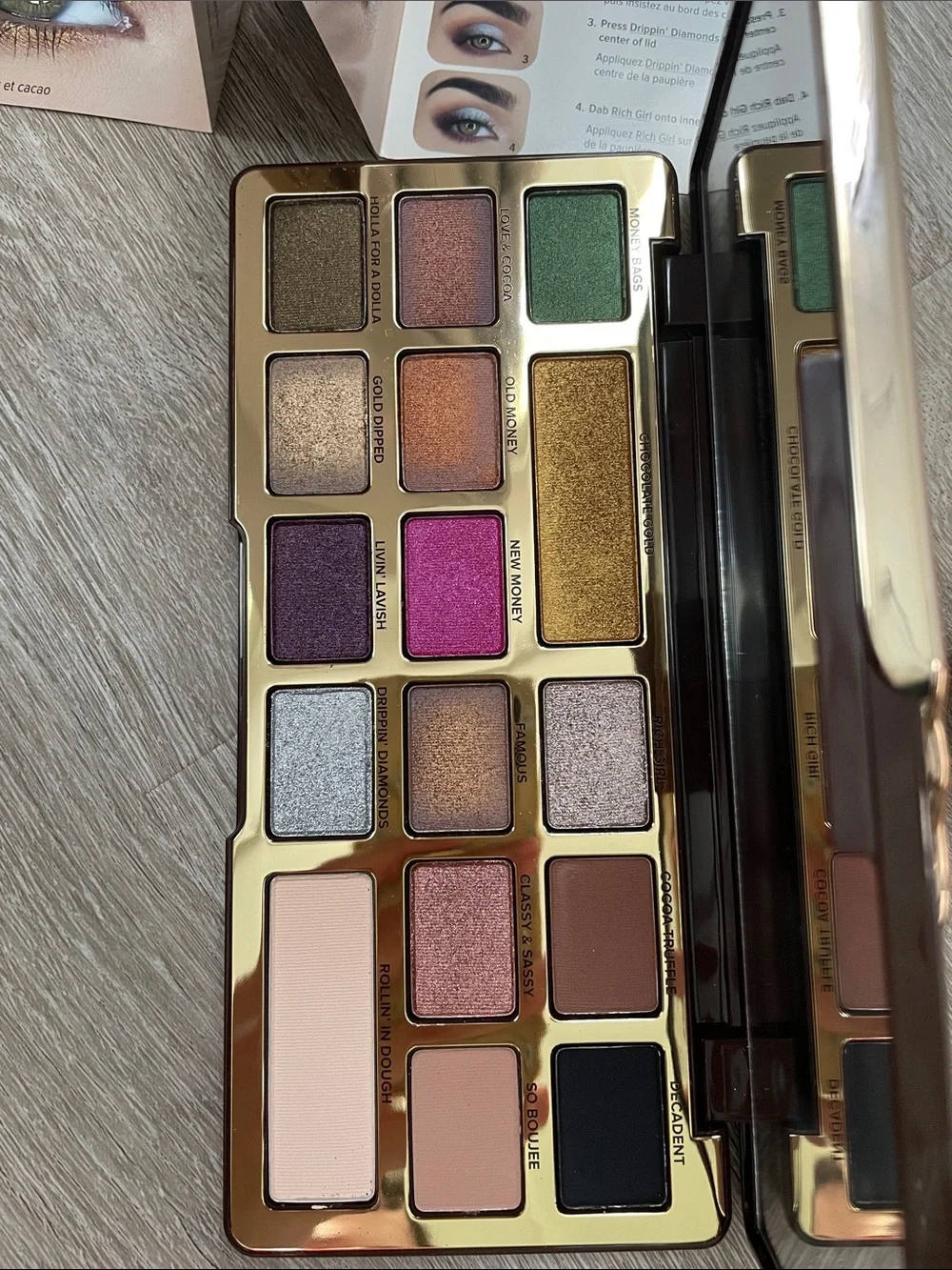 NIB Too Faced Chocolate Gold palette